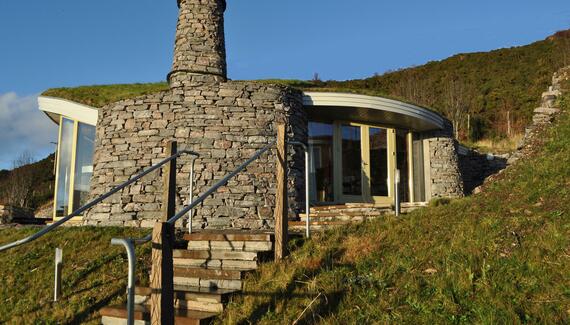 Curved Stone House - Gallery