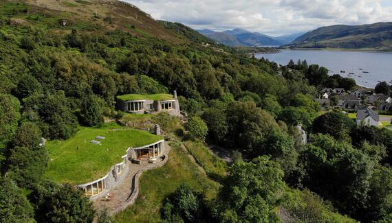 Curved Stone House - Gallery
